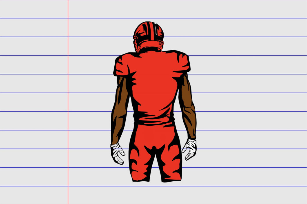 Football Player SVG and PNG